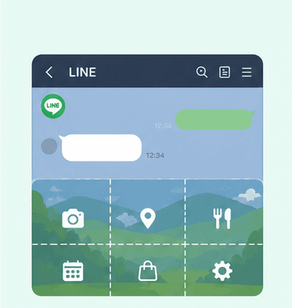 LINE 图文选单