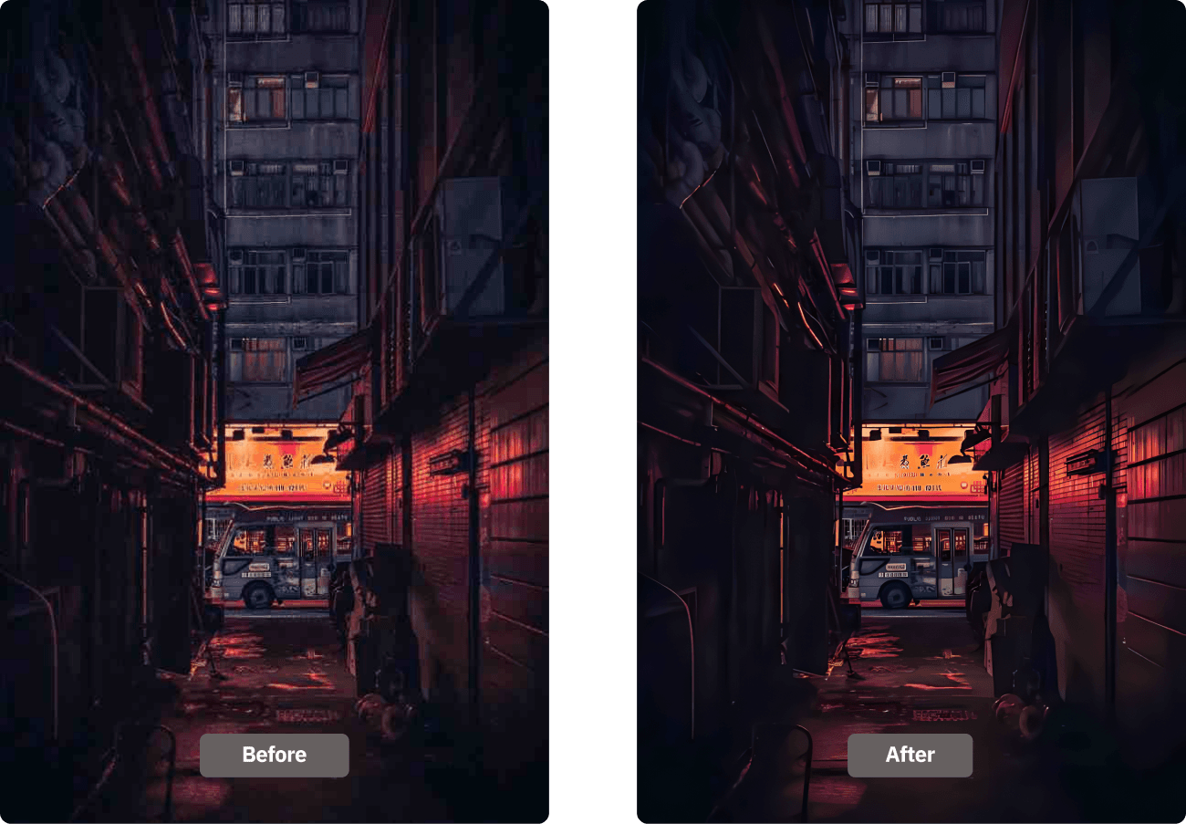 unblur Nighttime Photos