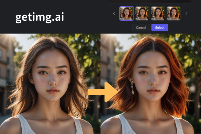 results of ai hairsryle tools